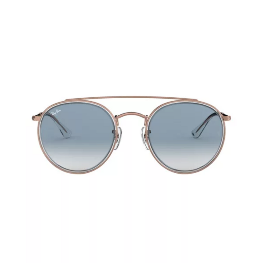 ROUND DOUBLE BRIDGE BRONZE BLUE GRANDIENT