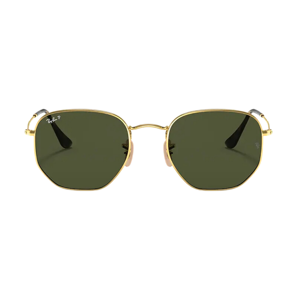 ROUND METAL HEXAGONAL GOLD GREEN